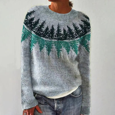 PIERINA I Retro Knit Pullover